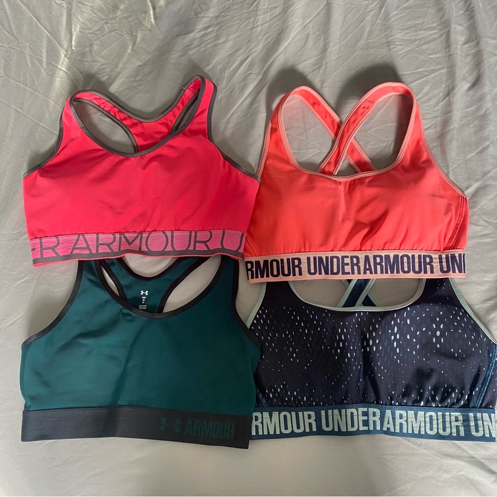 Under Armour sports bras- all size medium